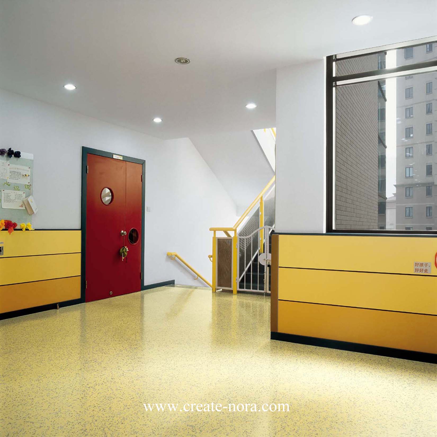 the photo of nora rubber flooring in  Shanghai Yanlord Kindergarten 6